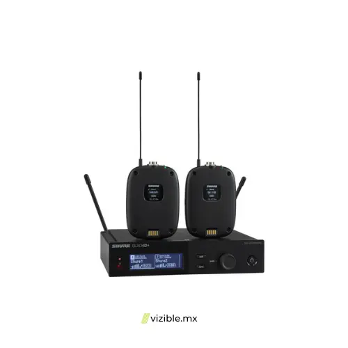Shure SLXD14D+ Sistema Dual de Bodypack Inalámbrico