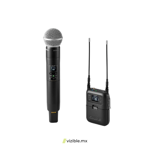 SHURE SLXD25/SM58 Sistema Bodypack inalámbrico portátil con capsula SM58