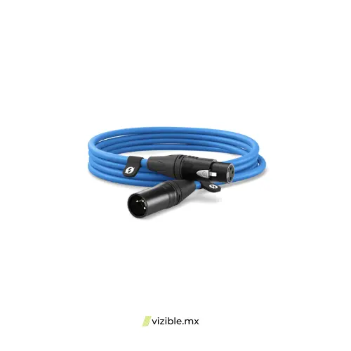 RODE XLR3M Cable XLR de primera calidad (AZUL) (3M)