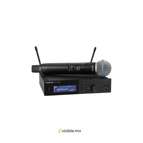 Shure SLXD24+/B58 Sistema Inalámbrico Digital de mano con micrófono dinámico supercardioide Beta58A