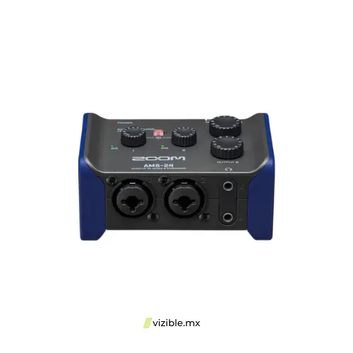 ZOOM AMS-24 Interfaz de audio USB-C, 2 Entradas, 4 Salidas