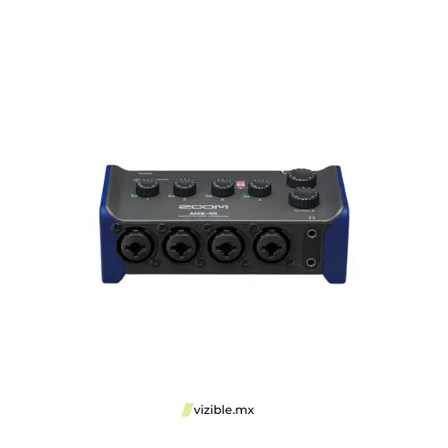 ZOOM AMS-44 Interfaz de audio USB-C, 4 Entradas, 4 Salidas