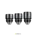 DZOFILM PAVO 2x Anamorphic 28/40/75mm T2.1, Juego de 3 lentes PL/EF Mount (Blue Coating)