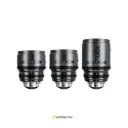 DZOFILM PAVO 2x Anamorphic 32/55 T2.1 & 100mm T2.4, Juego de 3 lentes PL/EF Mount (Blue Coating)