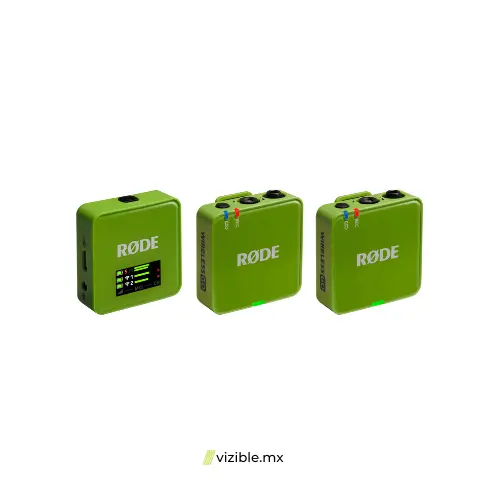 RODE WIRELESS GO GEN 3 (GREEN) sistema de micrófono inalámbrico compacto