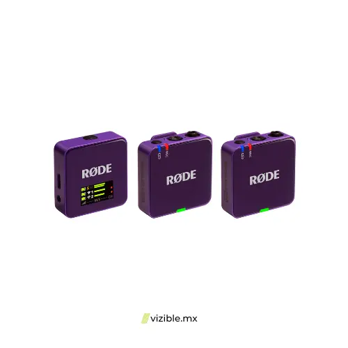 RODE WIRELESS GO GEN 3 (PURPLE) sistema de micrófono inalámbrico compacto