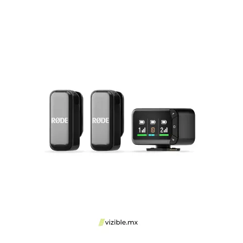 RODE Wireless Micro Camera Kit Micrófono inalámbrico ultra compacto para cámaras