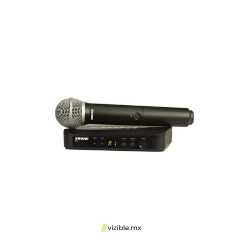 Shure BLX24/PG58 Sistema inalámbrico con micrófono de mano para voz