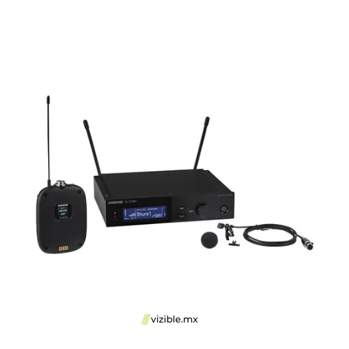 Shure SLXD14+/93 Sistema inalámbrico digital de Bodypack con micrófono de solapa Omnidireccional WL93