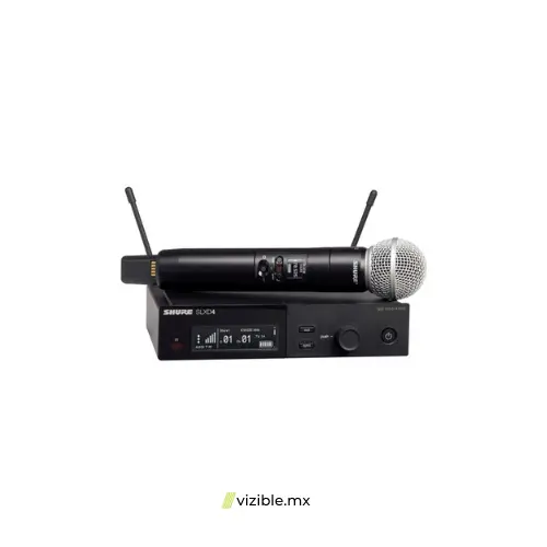 SSHURE SLXD24/SM58 Sistema inalámbrico digital con micrófono para voz, capsula SM58
