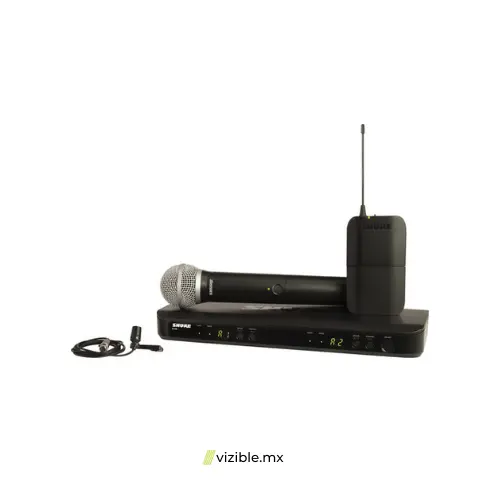 SHURE BLX1288/CVL SISTEMA INALÁMBRICO DOBLE CON MICRÓFONO DE MANO Y SOLAPA