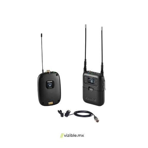 SHURE SLXD15/85 Sistema Bodypack inalámbrico portátil con lavalier WL185