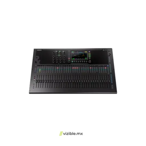 Allen & Heath QU-7D Mezcladora digital con Dante, 32 preamps