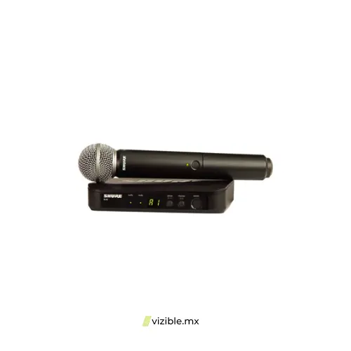 SHURE BLX24/SM58 Sistema inalámbrico con micrófono de mano para voz