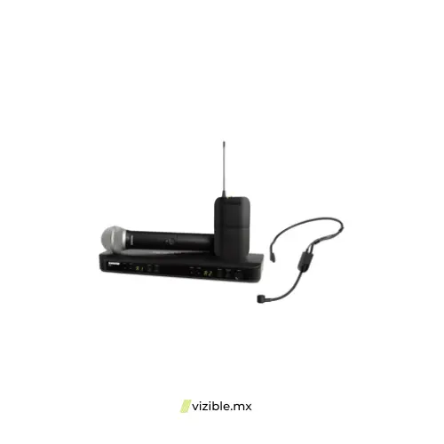 Shure BLX1288/P31 Sistema inalámbrico doble con micrófono de mano y diadema
