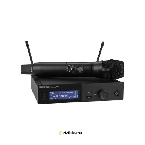 Shure SLXD24+/N8C Sistema inalámbrico digital de mano con micrófono dinámico cardioide Nexadyne 8/C